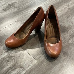Sofft Brown Leather Heels